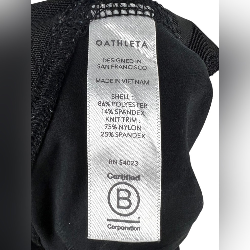 Athleta Size 12 Attitude Pant Pull On Lightweight Ruched Jogger Pants Black - Picture 10 of 12